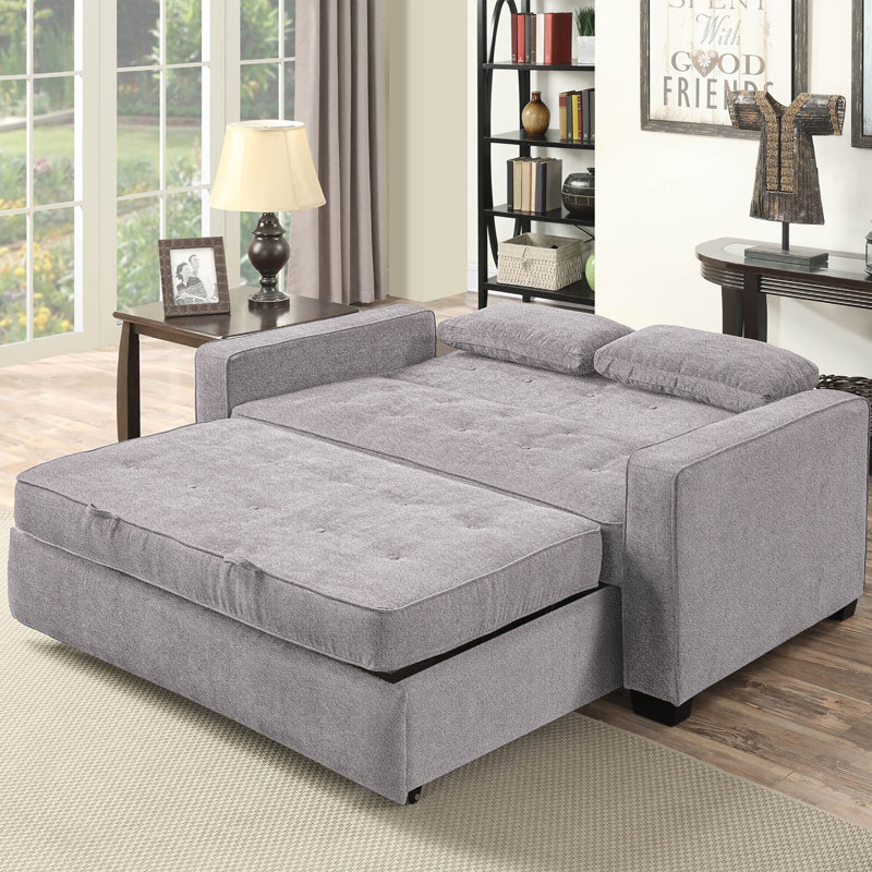 Serta Monroe Full Size Convertible Sleeper Sofa with Cushions & Reviews